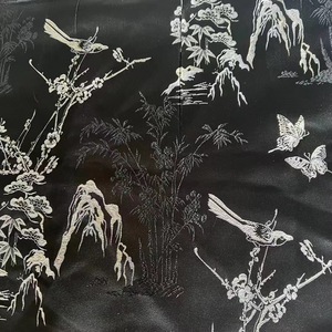 Traditional Auspicious and Smiling Pattern Style Sufficient Quantity Comfortable Jacquard Brocade Fabric for Women <strong>Tang</strong> Suit - Product Image 4