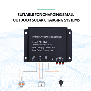 12V 24V PWM 10A/20A литиевая батарея высокоэффективный контроллер солнечного заряда - Product Image 5