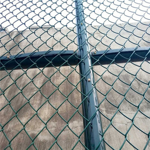 3m yükseklik tenis mahkemesi zincir bağlantı çit/PVC kaplı futbol sahası eskrim ile galvanizli - Product Image 6