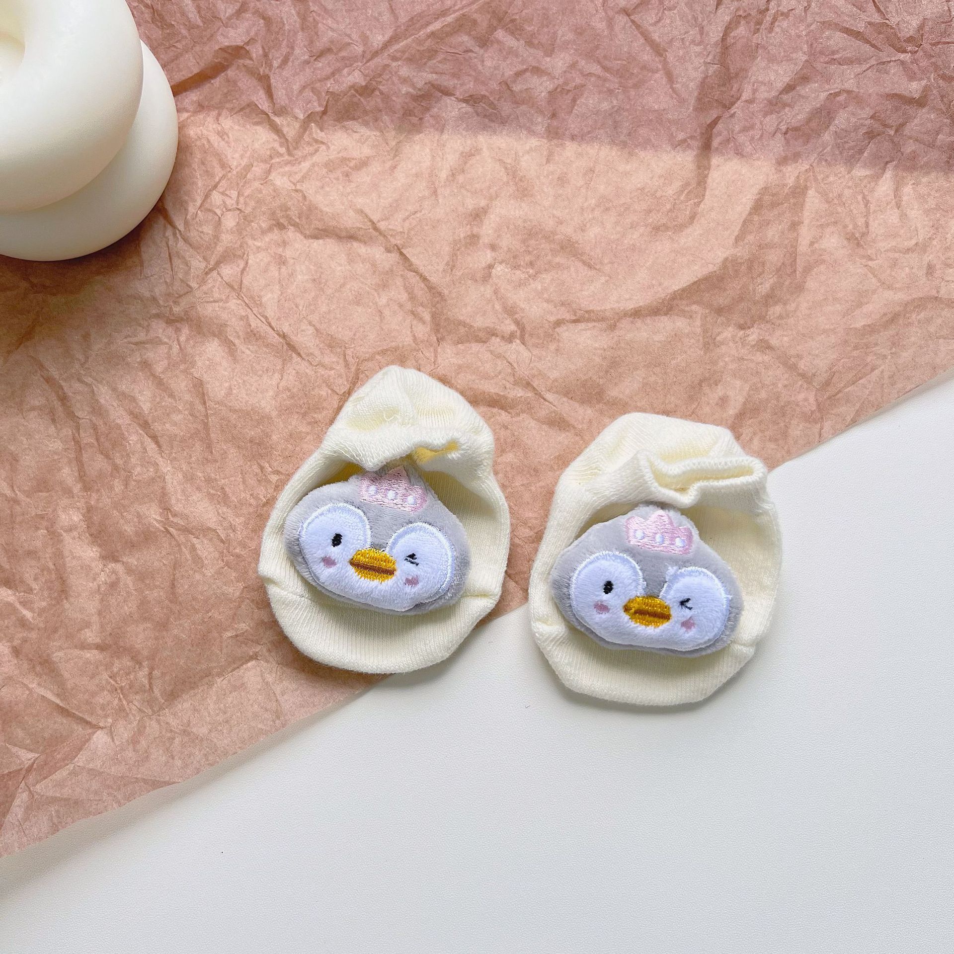 Pingouin blanc + couronne