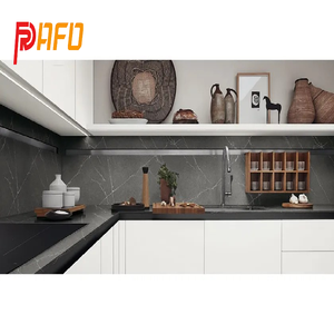 <strong>3D</strong> <strong>Rendering</strong> Modern <strong>Design</strong> Cabinet Island Table with Storage Customization High Gloss Baking Paint Household Kitchen Cabinet - Product Image 3