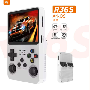 R36S gaming player open-source sistema Linux 3.5 pollici IPS schermo portatile console di gioco portatile per psp - Product Image 2