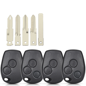 กุญแจรีโมท3ปุ่มสำหรับ Renault/kangoo i/clio III Duster twingo Dacia Logan รีโมทรถยนต์433MHz ชิป PCF7947 FOB - Product Image 1