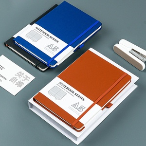 <strong>Customized</strong> A5 Hardcover Meeting <strong>Notebook</strong> 100 Sheets <strong>Elastic</strong> <strong>Strap</strong> <strong>Notebook</strong> Promotional Debossed Lined Journal <strong>Notebook</strong> - Product Image 5
