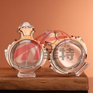 80ml Clear Glass Perfume Bottle with Fine Spray <strong>Nozzle</strong> Polished Cylindrical Packaging <strong>Diffuser</strong> - Product Image 3