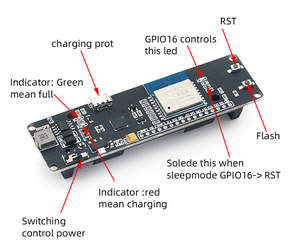 WeMos D1 ESP-Wroom-02 Hauptplatine Mini WiFi Nodemcu Modul 18650 Lade batterie Entwicklungs platine PWM I2C Nodemcu Esp8266 - Product Image 3