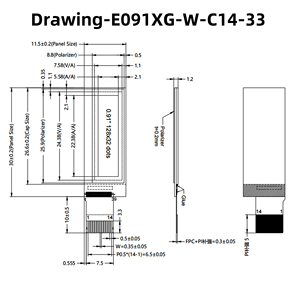 0,91 "IIC OLED-Anzeige modul, 128x32 Bildschirm, 3,3 V-5V SSD1306 Treiber Ideal für Arduino, Raspberry Pi, DIY und Compact Projekte