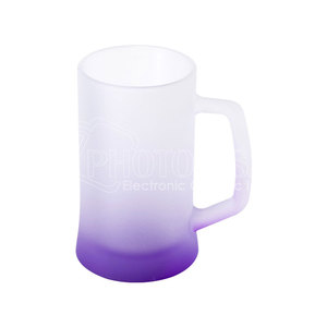 400mlORCAコーティング昇華ブランクグラデーションカラーフロストガラスビールマグビールカップ - Product Image 3