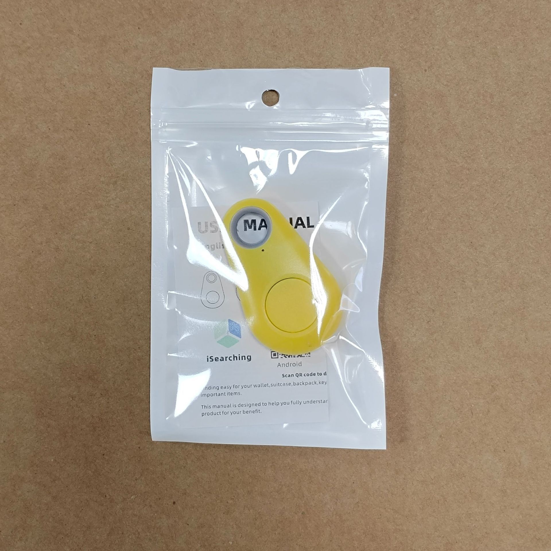 Instrucciones para la bolsa nacarada amarilla.