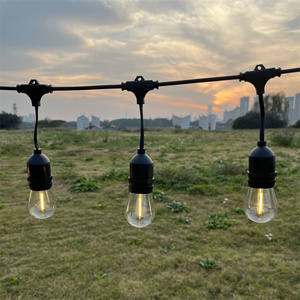 E27 presa cavo in PVC impermeabile S14 1W lampada LED stringa di luce con spina - Product Image 4
