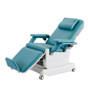 Hastane kemoterapi infüzyon flebotomi mobil elektrikli donör örnekleme kan bağış toplama hemodiyaliz diyaliz koltuğu - Product Image 3