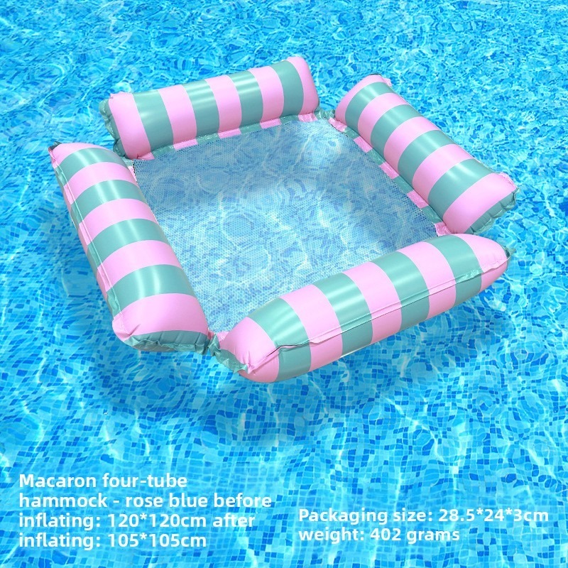Macaron Quatre Tubes - Rose Bleu