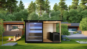 Modern 9KW Electric Stove Premium Finnish Spruce Sauna Custom-Made for Outdoor <strong>Use</strong> Wet Steam Function Smart <strong>Computer</strong> <strong>Controls</strong> - Product Image 4
