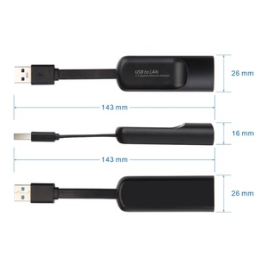 Hochgeschwindigkeits-Desktop-Laptop-PC-Computer 2500 Mbit/s USB zu rj45 Lan Netzwerk-Ethernet-Adapter-Konverter