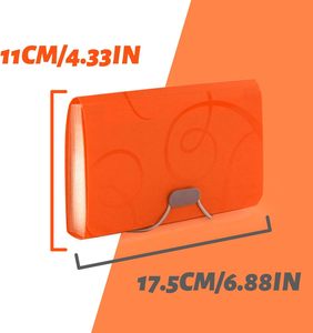 Thư mục mở rộng, Thẻ Nhận accordion, phiếu giảm giá, tà<span class=keywords><strong>i</strong></span> liệu Thuế, ví nhựa cầm tay - Product Image 6