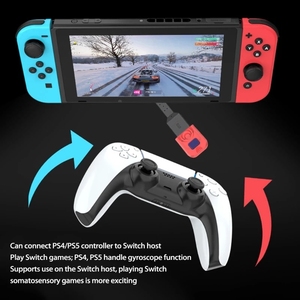 ตัวแปลงตัวรับสัญญาณ USB อะแดปเตอร์เกมแพดสําหรับ PS4/PS5/Xbox/Nintendo สวิตช์ตัวเชื่อมต่อไร้สายอะแดปเตอร์ตัวควบคุมตัวแปลง - Product Image 3