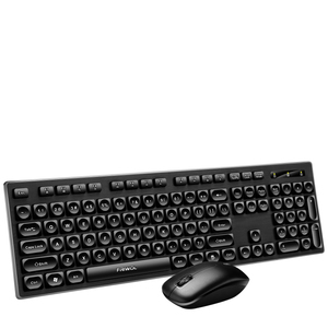 Combinación de teclado y ratón inalámbricos de tamaño completo de 2,4G Operación mecánica para computadora/computadora portátil/Windows/Mac con bastante clic - Product Image 3