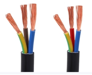 Bakır çekirdek RVV-3 * 2.5 kare tel ve kablo, güç kablosu, üç çekirdekli kılıflı esnek tel - Product Image 3