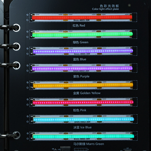 DC24V RGB RGBWマジックライトデザイナーサンプルブックモダンマルチLEDストリップリビングルーム用ABSランプ本体住宅用 - Product Image 2