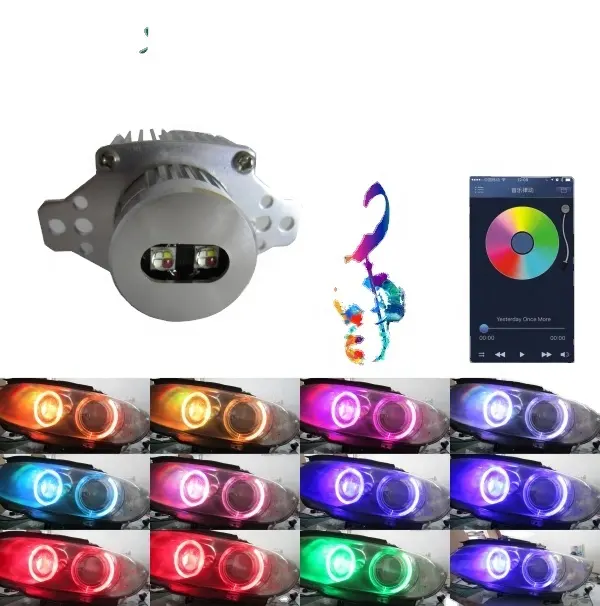 Icedriver-ampoules LED yeux d'ange H8, marqueur amélioré, 12V, blanc Xenon, pour BMW 1 3 5 7 X Z, série E90 E91 E92 E93 E60 E61 E63 E64 E70, 40W