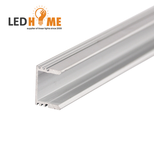 Alüminyum ekstrüzyon profili için U şekli LED şerit profil PC kapak Bar ışıkları profil gömme - Product Image 2