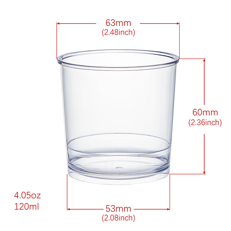 transparent cup
