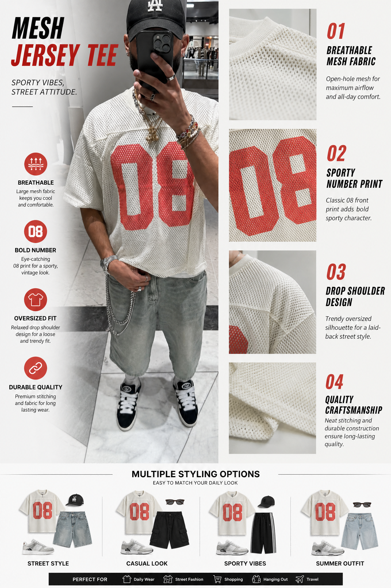White-Mesh