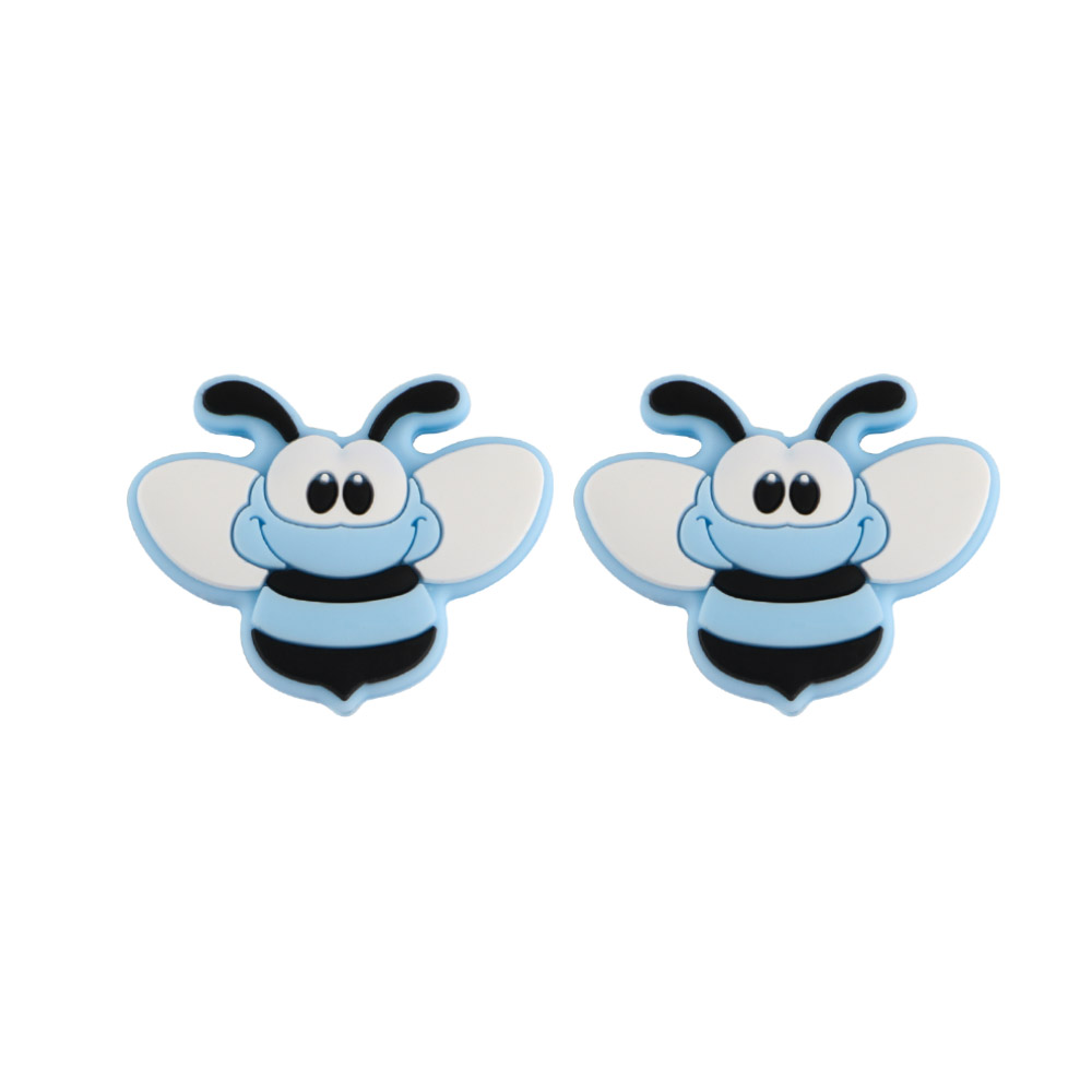 Bees Focal bead Pastel Blue SA145