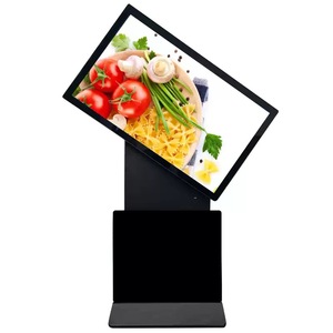 360 Degree <strong>Rotating</strong> <strong>Display</strong> <strong>LCD</strong> Touch <strong>Screen</strong> Interactive Digital Kiosk Advertising Player <strong>Stand</strong> and Totem - Product Image 2