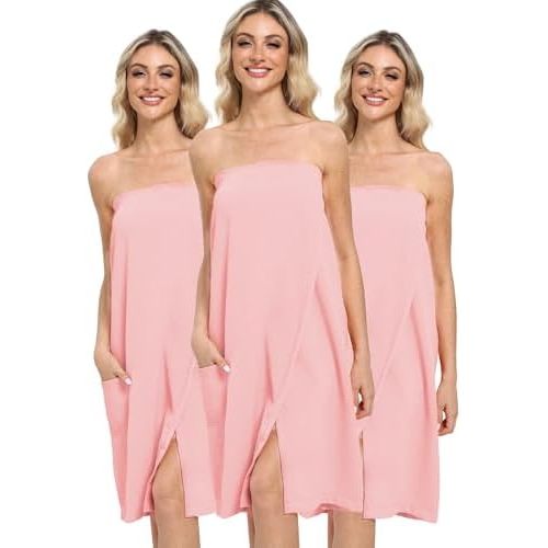 3 Pack After Shower Robe Women Purple