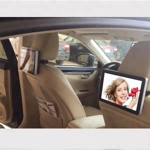10-дюймовый легкий подголовник Такси Android Media Player Tablet WIFI 4G Taxi Digital Signage рекламный экран с облачным CMS - Product Image 1
