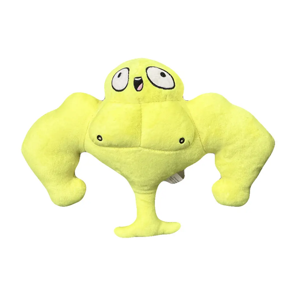 Jeu de combat Bopl personnalisé peluche ours musclé jaune peluche jouets pour garçons