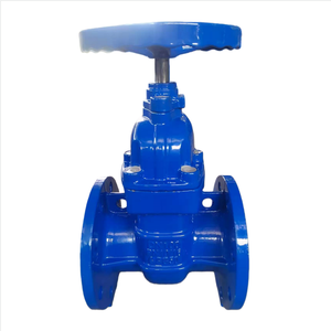 Metallo duro sigillato NRS valvola a stelo nascosta DIN3352 DINF4 GGG50 funzionamento manuale - Product Image 2