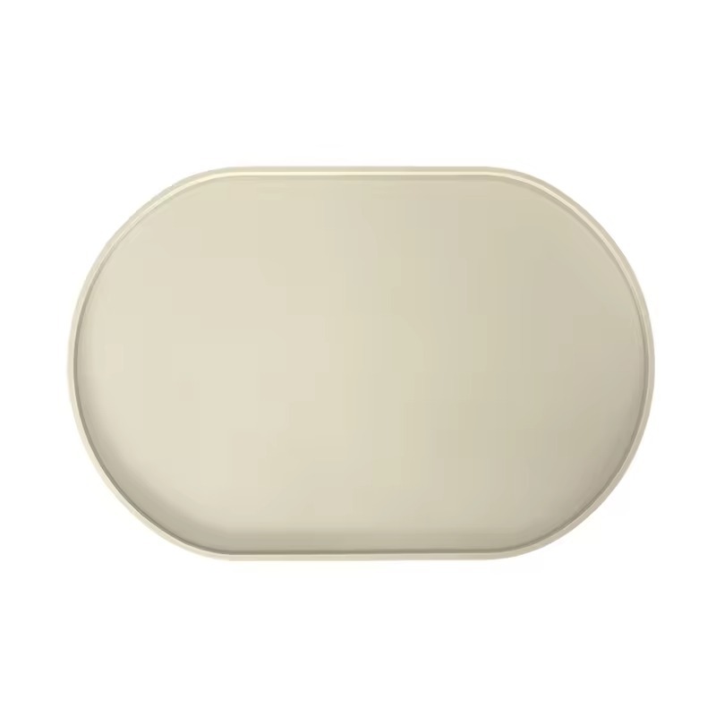 creamy white