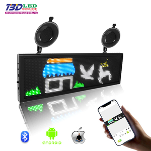 หน้าจอสัมผัสแบบอัจฉริยะ LED บางสำหรับรถยนต์หน้าจอแสดงผลโฆษณารถแท็กซี่หน้าต่างด้านหลังแบบสมาร์ทป้ายไฟ LED แบบแข็งปรับแต่งข้อความได้ - Product Image 6
