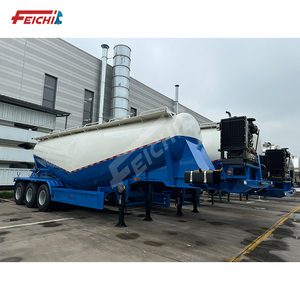 Factory Supply 3 Axle 40 <strong>Tons</strong> Fly -ash Powder <strong>Cement</strong> <strong>Bulker</strong> Carrier Tanker Trailer <strong>Cement</strong> <strong>Bulker</strong> Tanker <strong>Cement</strong> Tanker Truck