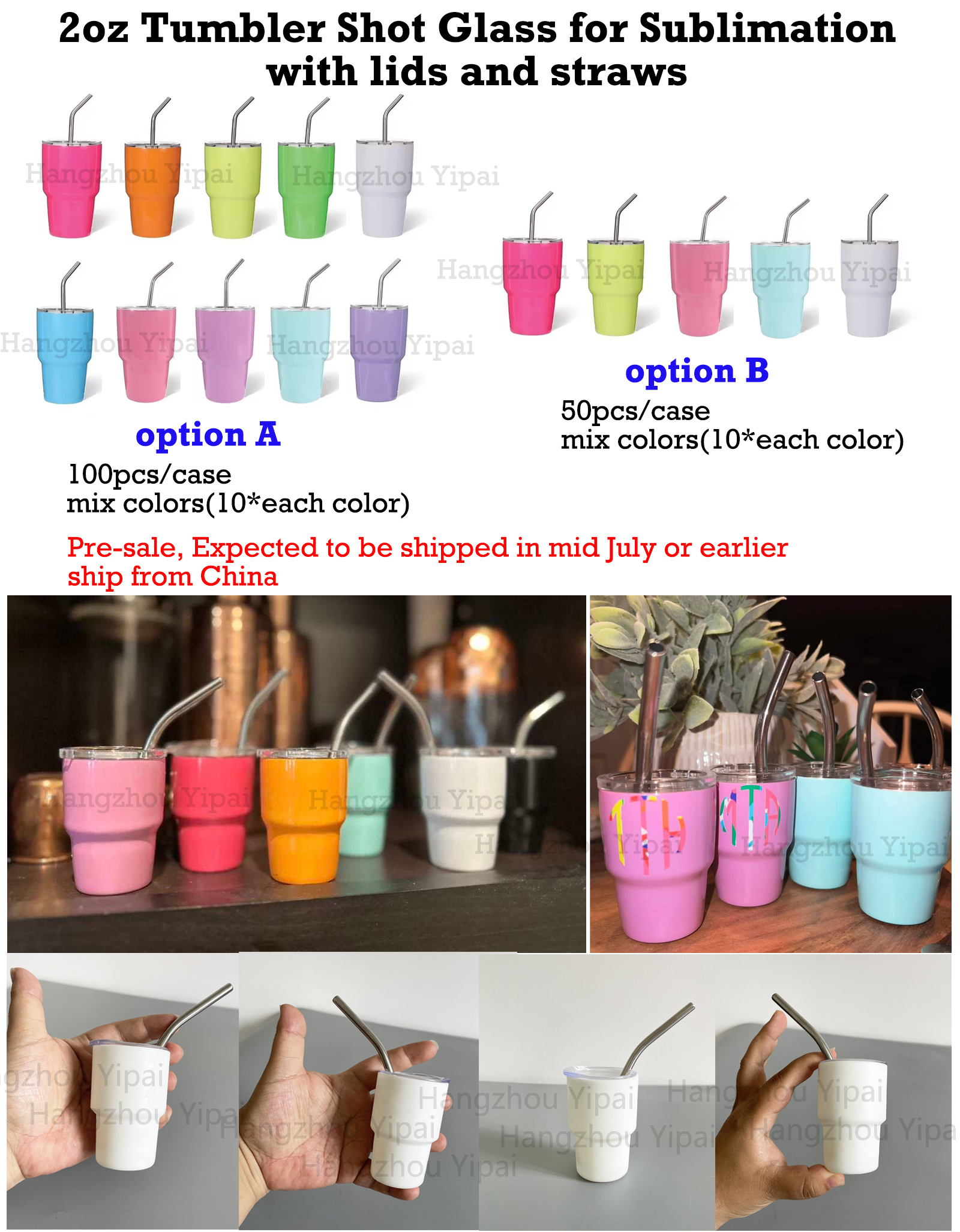 Option A 100 PCS de 2oz