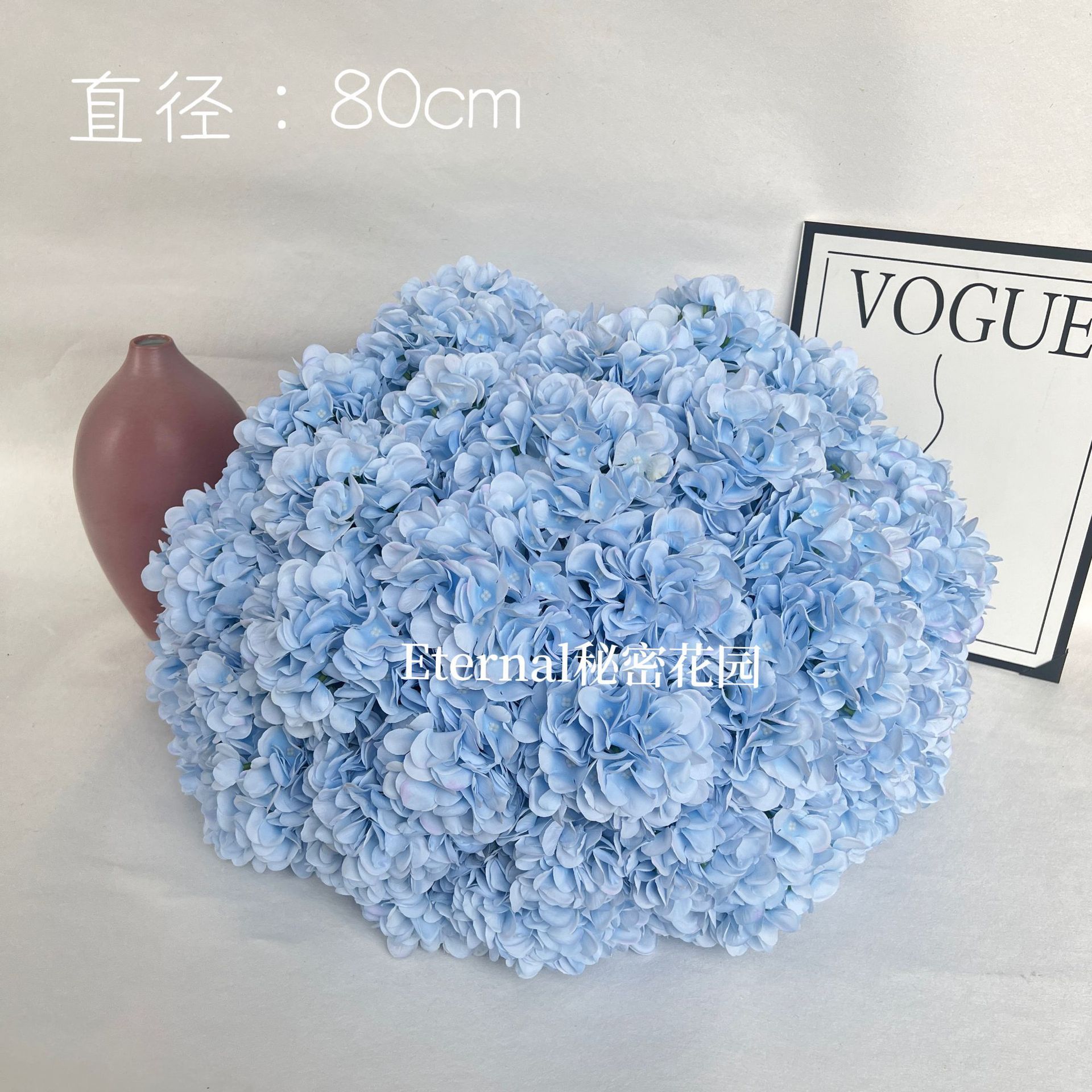 Hortensia bleu 80 cm