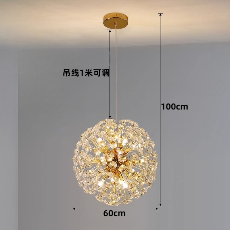 12 heads-diameter 60 cm
