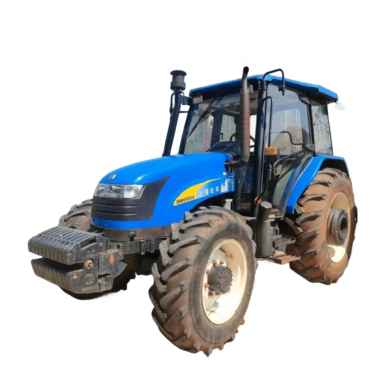 सेकेंड हैंड हॉलैंड SNH1004 कृषि मशीन 1004HP कृषि मशीनरी उपकरण ट्रैक्टर