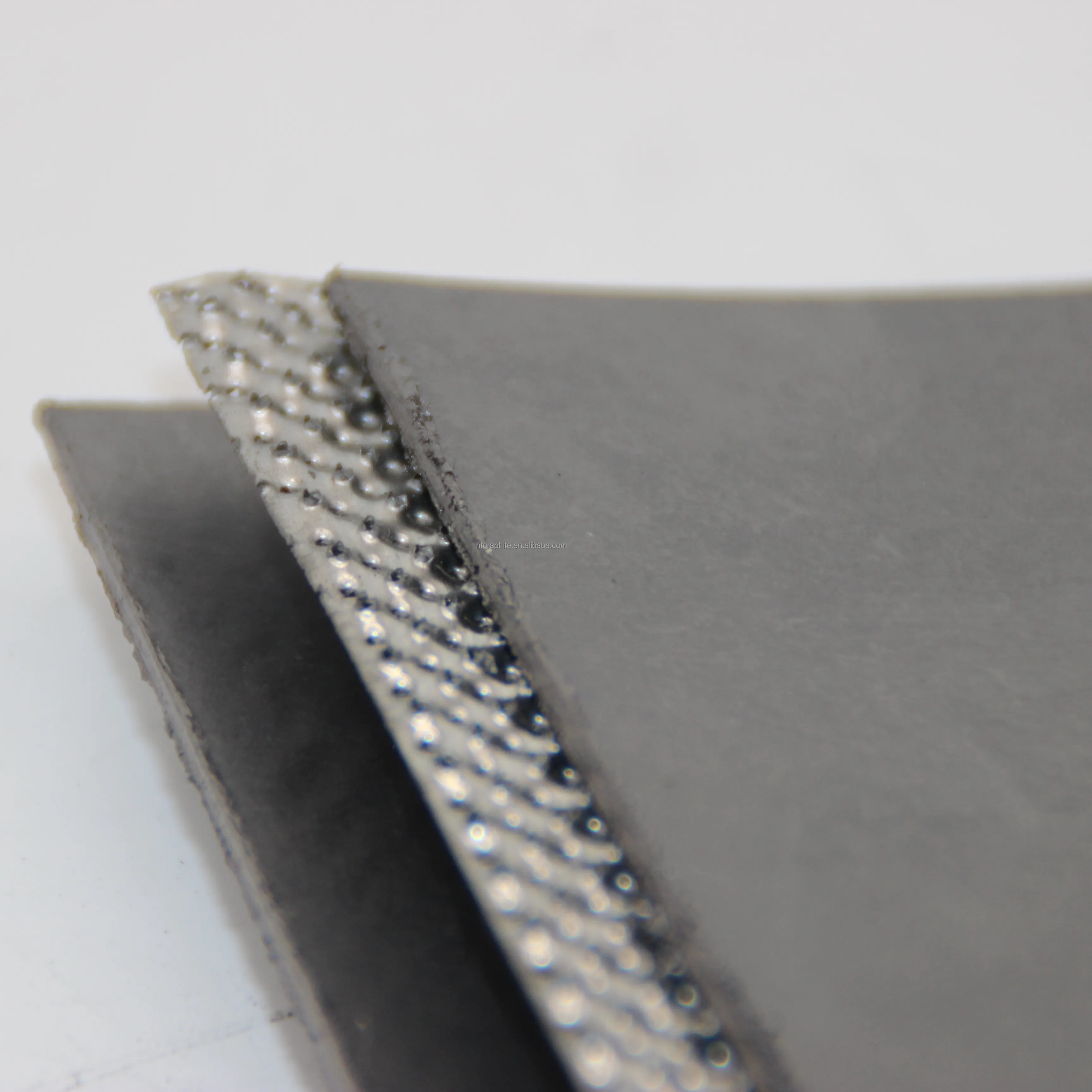 Feuille composite de graphite renforcé avec tôle perforée en étain SS304 SS316
