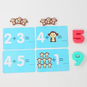 Children's Educational Montessori Math Monkey Digital Balance Scale Toys Penguin Match Balancing <strong>Counting</strong> Number Board Game - Product Image 6