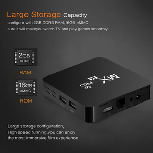<span class=keywords><strong>MXQ</strong></span> PRO <span class=keywords><strong>TV</strong></span> hộp Amlogic S905 1GB/8GB 1000M LAN 2.4G/5G Wifi BT4.0 UHD 4K <span class=keywords><strong>KODI</strong></span> 16.0 thông minh <span class=keywords><strong>TV</strong></span> hộp <span class=keywords><strong>MXQ</strong></span> Pro - Product Image 2