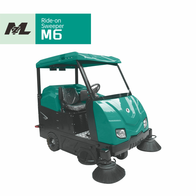 Industrial Commercial Ride on Floor Cleaning Machine Battery Operate Sweeper