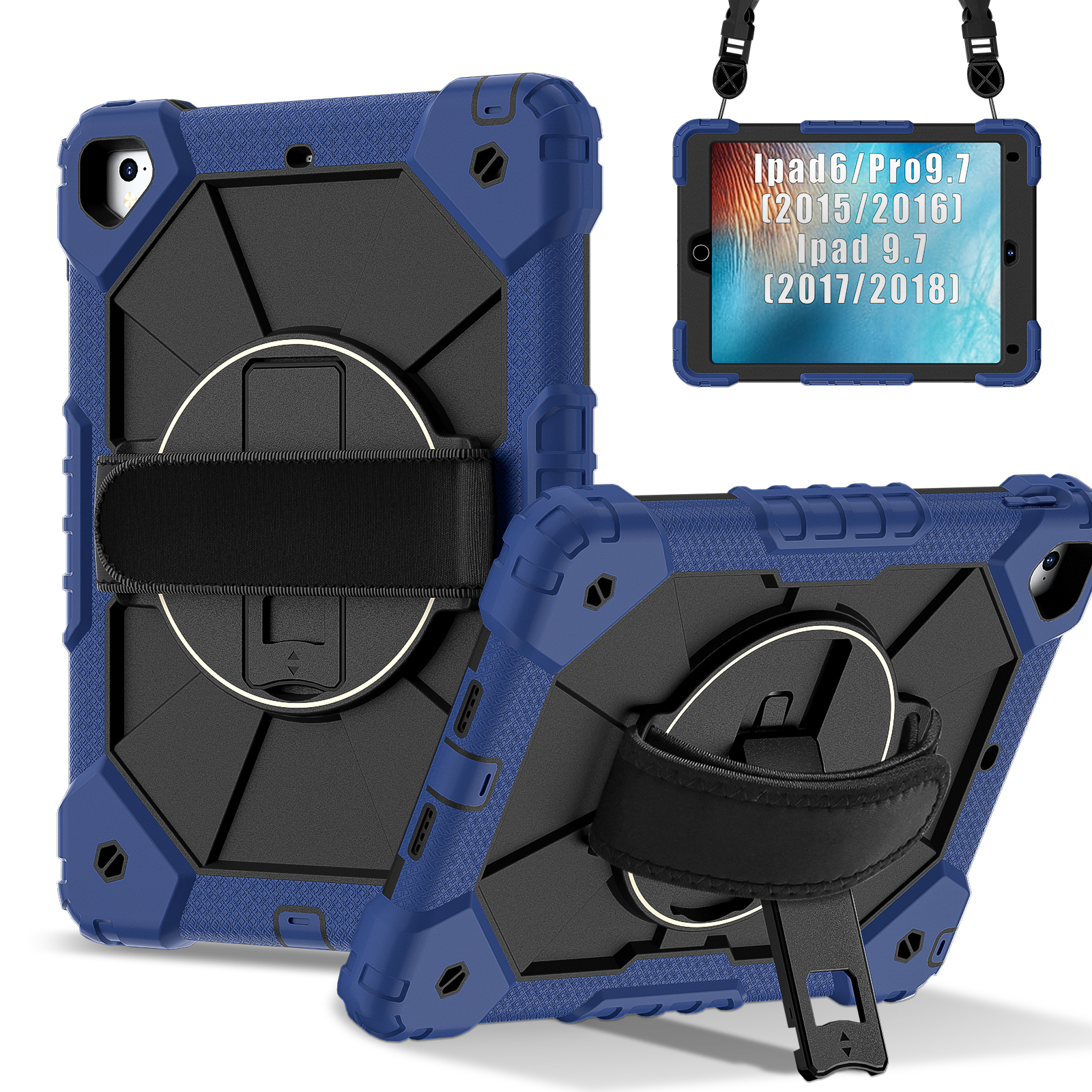 Bleu marine + noir
