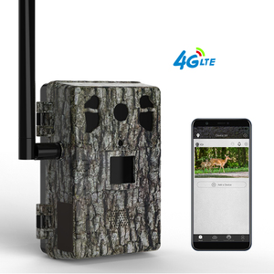 Cep 4G LTE geyik vahşi Trail avcılık kamera kızılötesi gece görüş kablosuz açık oyun avcılık kamera 940 destek GÜNEŞ PANELI
