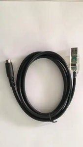 RS232 8Pin Mini Din FTDI USB PLC programlama kablosu adaptörü seri dönüştürücü radyoda COM veya PC soketi
