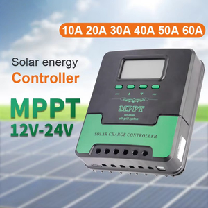 24V 12V DC Salida 10A 30A 50A 60A 20A PWM Controladores de cargador solar Manual PWM Controlador de carga solar Lista de precios - Product Image 2