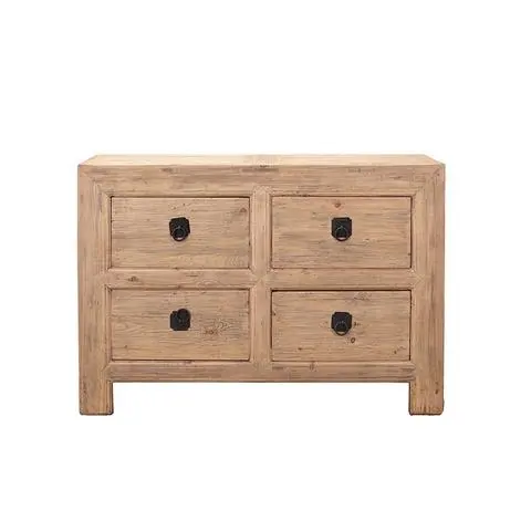 Mueble de madera de olmo antiguo chino, mueble rústico asiático Natural