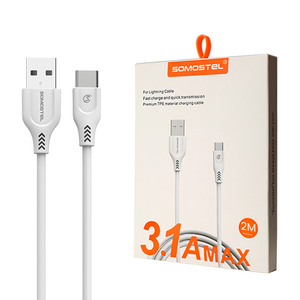 Uygun fiyat veri USB kablosu 3.1A hızlı şarj iphone 2M TPE cep telefonu veri aktarım kablosu - Product Image 5